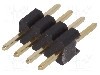 Conector 4 pini, seria {{Serie conector}}, pas pini 1.27mm, CONNFLY - DS1031-01-1*4P8BV31-3A