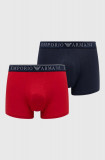 Emporio Armani Underwear boxeri 2-pack barbati, culoarea rosu