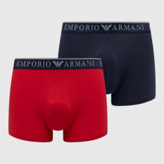 Emporio Armani Underwear boxeri 2-pack barbati, culoarea rosu