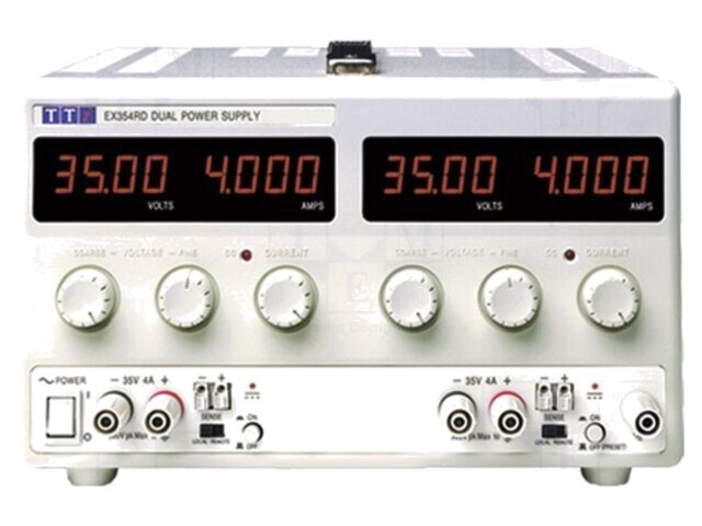 Alimentator de laborator pulsatoriu multicanal AIM-TTI 0&divide;35VDC 0&divide;4A