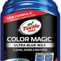 Pasta Polish 3 in 1 Turtle Wax Color Magic Ultra Blue Wax, 500ml