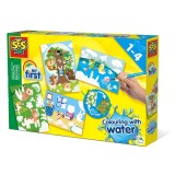 Cumpara ieftin Set pictura cu apa Animale, 4 planse, +12 luni