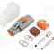 Conector alimentare DC tată pe cablu AMPHENOL GEC, -40&divide;125&deg;C, IP67