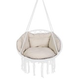 Perna pentru leagan tip cuib 56x63x36 cm, umplutura moale, ecru Household NewTrend