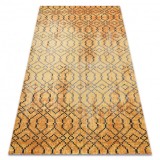 Covor modern MUNDO D5751 glamour exterior portocale / negru, 160x220 cm