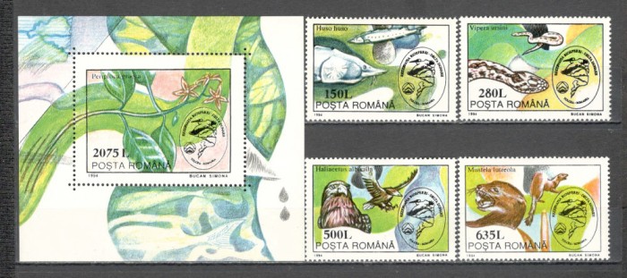 Romania.1994 Protejarea mediului in Delta Dunarii ZR.924