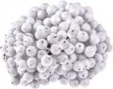Set de 240 fructe de padure artificiale TUPARKA, spuma, argintiu, 12 cm x 12 mm