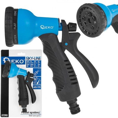 Pistol de pulverizare cu 8 functii Sky-Line, Geko G72903 foto