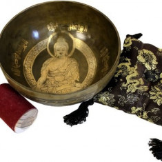 Bol Tibetan Auriu din Alamă - Buddha