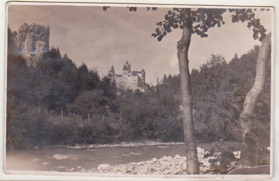 bnk cp Bran - Castelul - uzata 1929 foto
