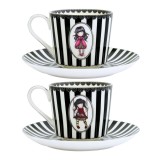 Gorjuss Set cescute ceai - Ladybird Ruby