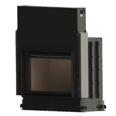 Focar de șemineu - Flat 90/50 ECO &ndash; Geam panoramic 1 suprafață vitrată, 17 KW, randament &ge;70%