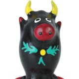 Condomerie-Prezervative Pictate Manual Model Bull Negru 1-Latex