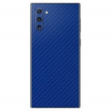 Cumpara ieftin Set Folii Skin Acoperire 360 Compatibile cu Samsung Galaxy Note 10 (Set 2) - ApcGsm Wraps Carbon Blue, Albastru, Oem