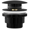 Dop universal pentru lavoar click-clack Rea BLACK METALIC