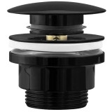 Dop universal pentru lavoar click-clack Rea BLACK METALIC