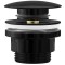 Dop universal pentru lavoar click-clack Rea BLACK METALIC