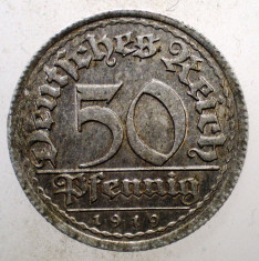 1.512 GERMANIA WEIMAR 50 PFENNIG 1919 E foto