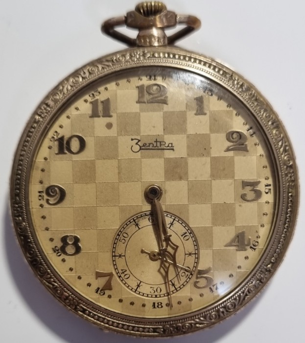 Ceas de buzunar Zentra Art Deco