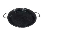 Tigaie emailata cu 2 manere, potrivita pentru fructe de mare, orez, paella