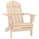Scaun de grădină Adirondack, lemn masiv de brad