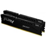 Memorie DDR Kingston FURY Beast DDR5 32 GB, frecventa 6000 MHz, 16 GB x 2 module, radiator, &quot;KF556C40BBK2-32&quot;