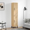 VidaXL Dulap &icirc;nalt, stejar sonoma, 34,5x34x180 cm, lemn prelucrat