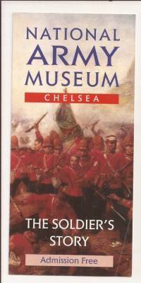 Anglia - Pliant turistic - National Army Museum - Chelsea, anii 90 foto