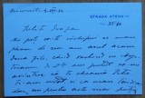 Scrisoare a Maresalului Alexandru Averescu catre Petru Groza, 1922