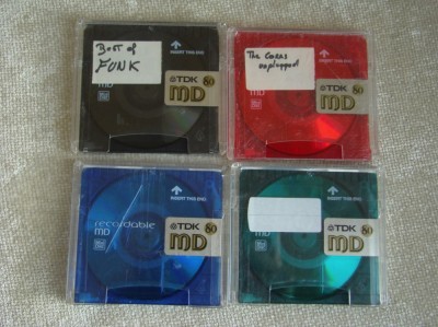Lot 4 Minidisc-uri TDK Folosite - 6 foto