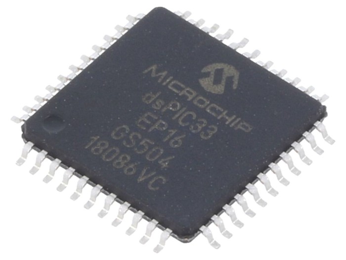 Microcontroler dsPIC 16kB, TQFP44
