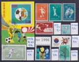 Lot filatelic Sport / Fotbal - Coliță Guineea Ecuatorială (Munich '74) &amp; timbre Antilele Olandeze, Germania, Turcia, Albania, Ungaria -A991