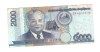 Bancnota Laos 2000 kip 2011, circulata, prafuita