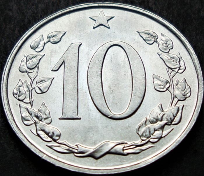 Moneda 10 HALERU - RS CEHOSLOVACIA, anul 1969 * cod 1023 = UNC