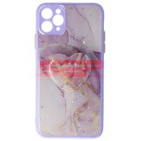 Husa iPhone 11 Pro Max Marmura, TPU, Pop Design 02