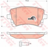 Set placute frana,frana disc VW TRANSPORTER V caroserie (7HA, 7HH, 7EA, 7EH) (2003 - 2016) TRW GDB1516