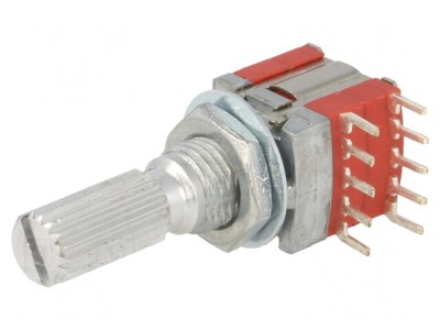 Comutator Rotativ 3 Pozitii 0.1A 16VDC 2 Secțiuni 30&amp;deg; foto