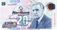 IRLANDA DE NORD █ bancnota █ 20 Pounds █ 2006 █ P-207b █ NORTHERN BANK █ UNC █