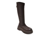 Cizme GRYXX maro, 2556, din material textil