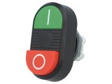 Comutator dublu ABB 22mm roșu/verde fără IP66 poziție stabilă MPD