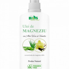 Ulei de Magneziu cu Aloe Vera si Vanilie, 100 ml Bios Mineral Plant