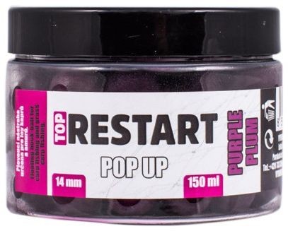 Pop-up LK BAITS Top Restart Boilies, Pruna Vanata, 14mm, 150ml