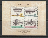 Ungaria 1967 - Expozitia Filatelica Internationala AEROFILA `67 S/S 1v MNH, Nestampilat