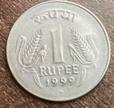 C50 - Moneda foarte veche - India - 1 rupee - 1999
