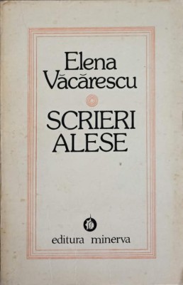 SCRIERI ALESE-ELENA VACARESCU foto