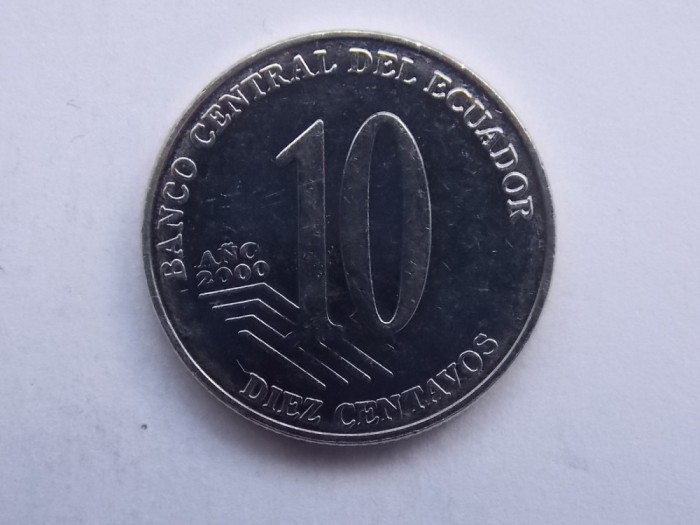10 CENTAVOS 2000 ECUADOR