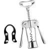 Set 2 piese tirbuson, aliaj de zinc, argintiu