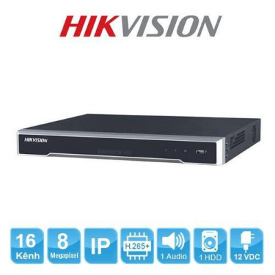 NVR 4K, 16 canale 8MP - HIKVISION DS-7616NI-K1 foto