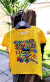 Tricou baietei - Little monster (Marime Disponibila: 3-6 luni (Marimea 18...