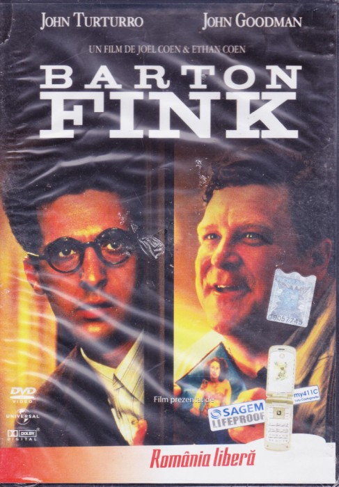 DVD Film de colectie: Barton Fink ( Joel si Ethan Coen; SIGILAT )